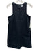 Emerson Fry Size XS Black Cotton Sleeveless Hook & Eye Front Back Zip Dress Black / XS