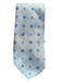 Zegna Gray & Blue Silk Medallion Men's Ties Gray & Blue