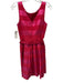 Trina Turk Size 2 Red & Pink Polyester Blend Metallic Stripe Sleeveless Dress Red & Pink / 2