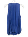 Ramy Brook Size S Blue Polyester Long Balloon Sleeve Cold Shoulder Top Blue / S