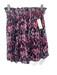 IRO Size 34 / XS Pink, Purple, Black Viscose Shirred Waist Abstract Mini Skirt Pink, Purple, Black / 34 / XS