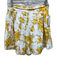 Faithfull the Brand Size 2 White, Yellow, Green Print Linen Floral Shorts White, Yellow, Green Print / 2