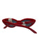 Ann Taylor Red Acetate Polarized Cat Eye Dark tint Case Inc. Sunglasses Red