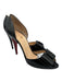 Christian Louboutin Shoe Size 39.5 Black Patent Leather Peep Toe Stiletto Pumps Black / 39.5