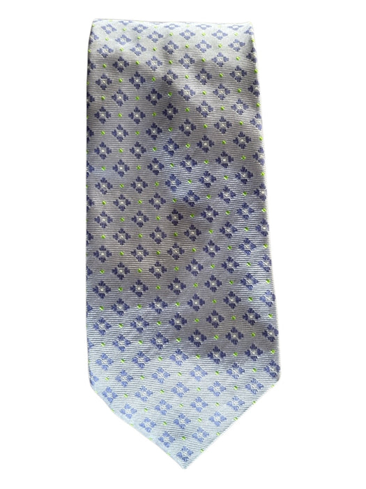 Paul Smith Light Blue & Green Silk Dots Men's Ties Light Blue & Green