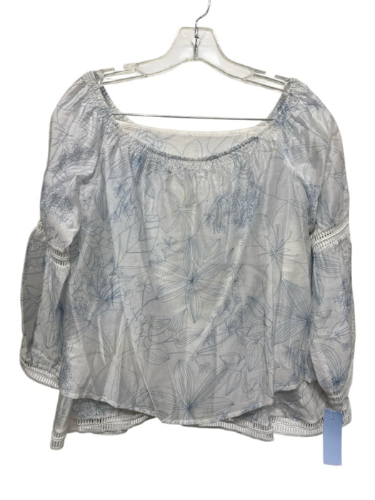 Mare Mare Size Medium Blue, White, yellow Polyester Blend Floral Skirt Set Blue, White, yellow / Medium