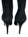 Valentino Garavani Shoe Size 38 Black Leather Suede ruffles Almond Toe Boots Black / 38