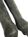 Valentino Garavani Shoe Size 38 Black Leather Suede ruffles Almond Toe Boots Black / 38