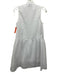 Tuckernuck Size XS White Polyester Cap Sleeve Button Up Checkered Dress White / XS