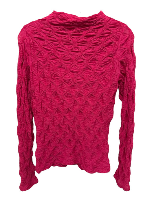 Maeve Size M Pink Polyester Long Sleeve Bunched Top Pink / M