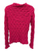 Maeve Size M Pink Polyester Long Sleeve Bunched Top Pink / M