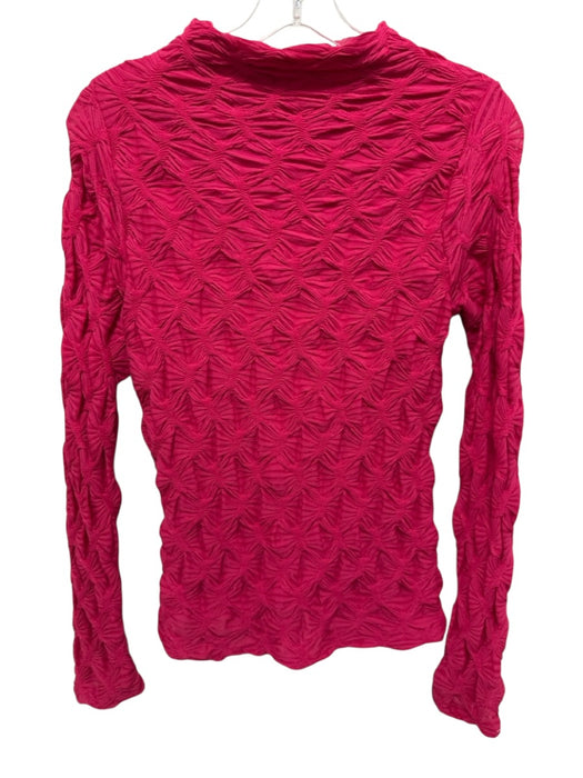 Maeve Size M Pink Polyester Long Sleeve Bunched Top Pink / M