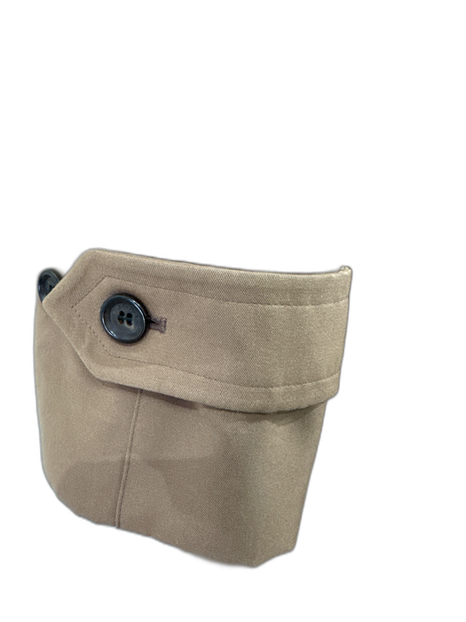 Burberry Size 40 Tan Cotton Blend Solid Overcoat Men's Jacket Tan / 40