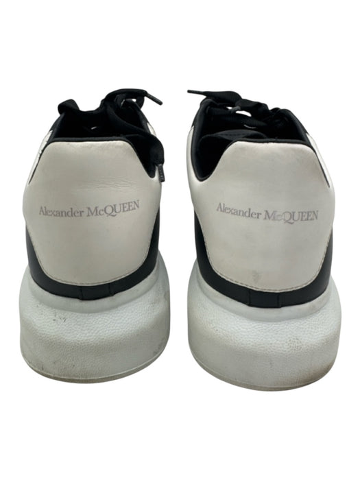 Alexander McQueen Shoe Size 42.5 AS IS Black & White Leather Solid Men's Shoes Black & White / 42.5