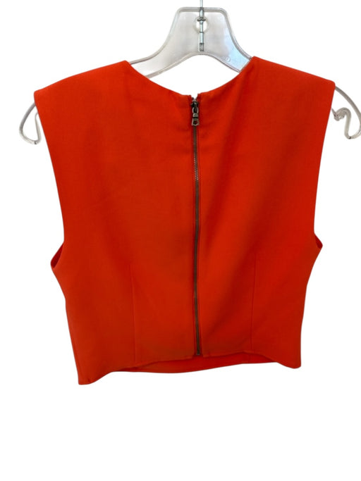 Alice + Olivia Size S Orange Polyester Back Zip Tank Top Orange / S