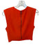 Alice + Olivia Size S Orange Polyester Back Zip Tank Top Orange / S