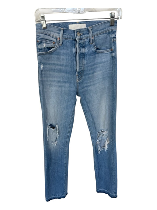 Mother Superior Size 25 Light Wash Cotton Blend High Waist Button Fly Jeans Light Wash / 25