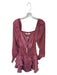 Mustard Seed Size S Mauve Polyester Long Balloon Sleeve Keyhole Front Dress Mauve / S