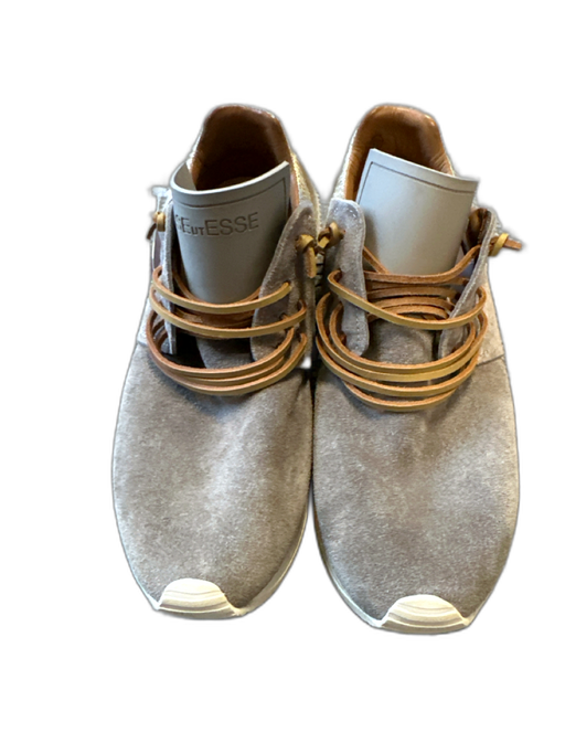 Esseutesse Shoe Size 39 Grey Suede Metallic Accent Fringe Accent Shoes Grey / 39