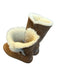 Ugg Shoe Size 4 Brown Suede Shearling Lined Buttons Boots Brown / 4