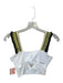 FP Movement Size S White & yellow Polyester ruffles Keyhole Cropped Athletic Top White & yellow / S