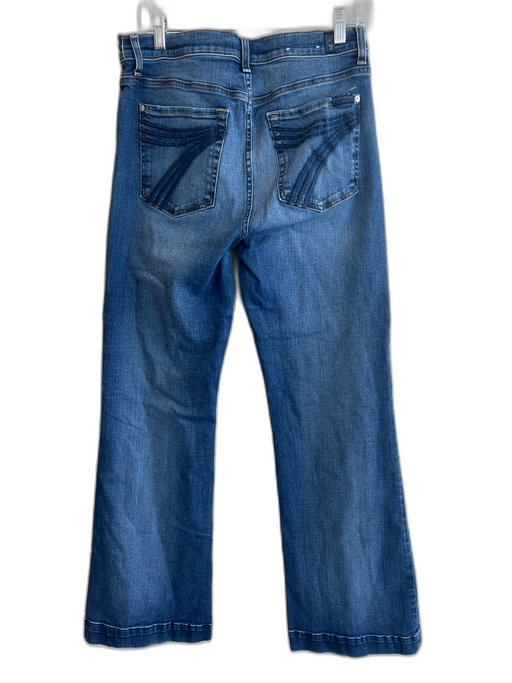 7 For All Mankind Size 31 Medium Wash Cotton Blend Mid Rise Zip & Button Jeans Medium Wash / 31