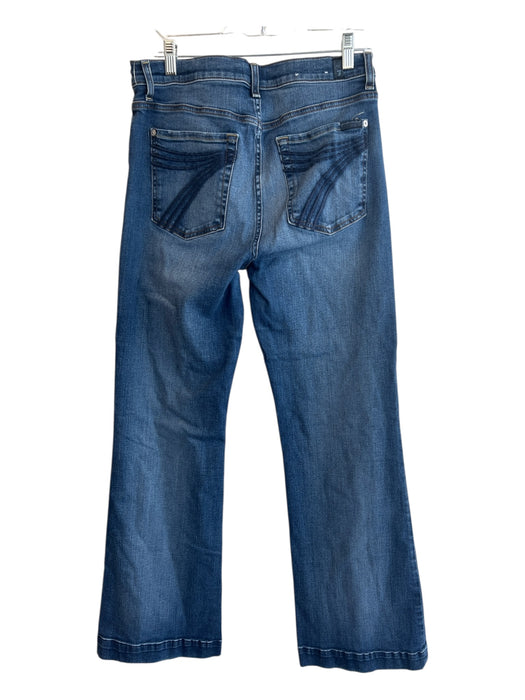 7 For All Mankind Size 31 Medium Wash Cotton Blend Mid Rise Zip & Button Jeans Medium Wash / 31