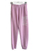 Boys Lie Size L Pink White & Blue Polyester Blend Waffle Knit Text Print Pants Pink White & Blue / L