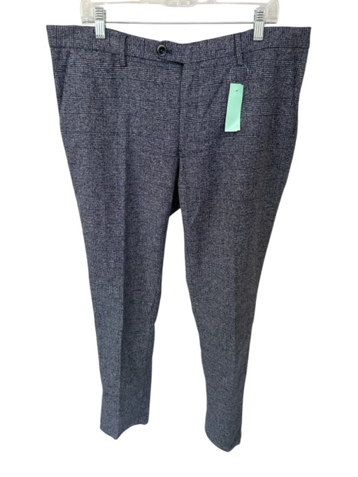 Massimo Dutti Size 38 Blue Sable Square Men's Pants Blue / 38