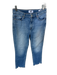 Paige Size 28 Med Light Wash Cotton Blend High Waist Bootcut Cropped Jeans Med Light Wash / 28
