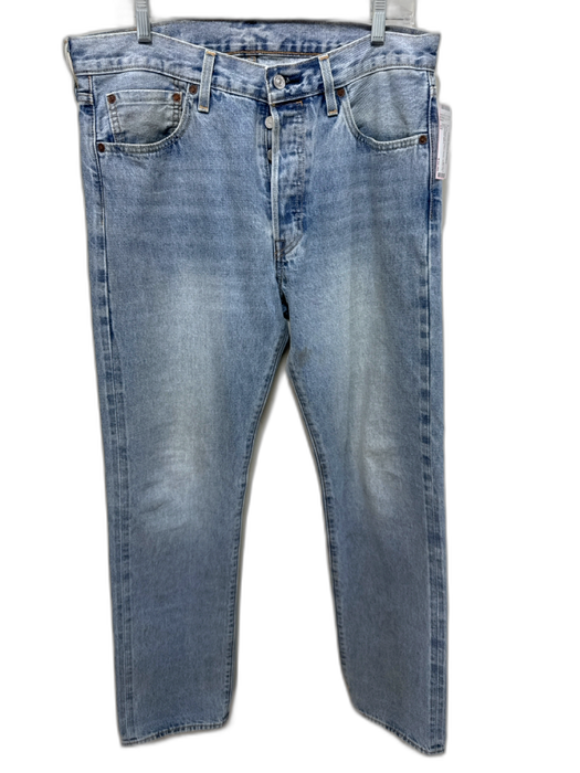 Levis Size 33 Light Wash Cotton Denim Button Fly Men's Pants Light Wash / 33