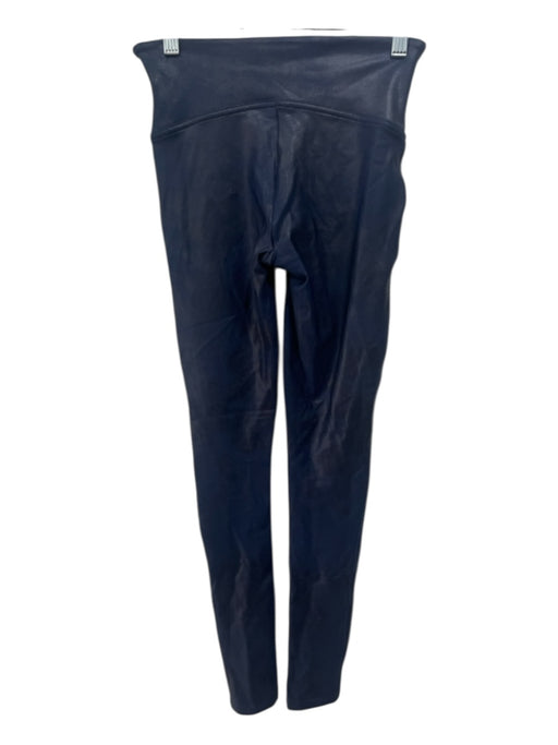 Spanx Size S Navy Blue Nylon Blend Mid Rise Full Length Pants Navy Blue / S