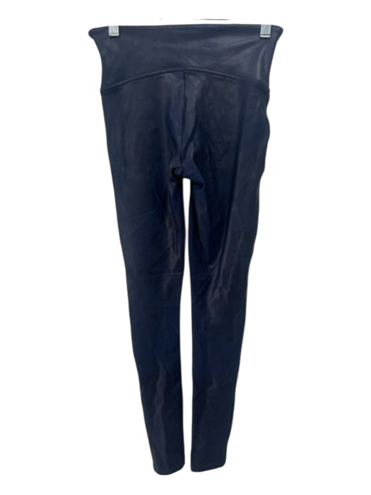 Spanx Size S Navy Blue Nylon Blend Mid Rise Full Length Pants Navy Blue / S