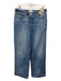 Madewell Size 28 Medium Wash Cotton Distressed Whiskering Low Rise Baggy Jeans Medium Wash / 28