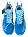Antepes Shoe Size 11.5 New Aqua & Blue Canvas Lace Up Running Men's Sneakers Aqua & Blue / 11.5