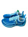 Antepes Shoe Size 11.5 New Aqua & Blue Canvas Lace Up Running Men's Sneakers Aqua & Blue / 11.5