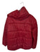 Banana Republic Size S Maroon Nylon Long Sleeve Puffer Snap Buttons Jacket Maroon / S