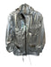 Michael Michael Kors Size S Silver Polyester Metallic Hood Full Zip Jacket Silver / S