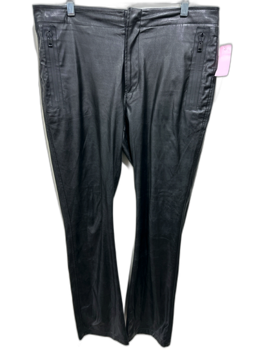 Diesel Size 50 Black Polyester Solid Zip Fly Men's Pants Black / 50