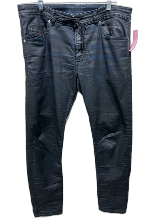 Diesel Size 36 Black Lyocell Blend Solid Zip Fly Men's Pants Black / 36