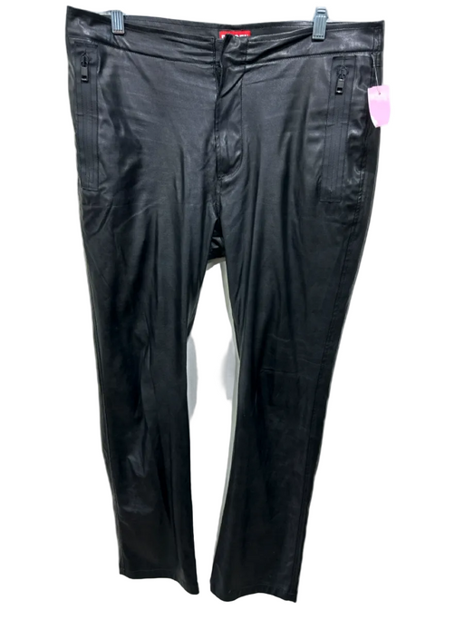 Diesel Size 48 Black Polyester Solid Zip Fly Men's Pants Black / 48