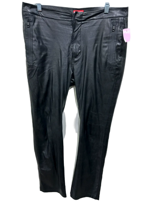 Diesel Size 48 Black Polyester Solid Zip Fly Men's Pants Black / 48