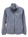 Columbia Size M Light Blue Polyester Zip Front Fleece Jacket Light Blue / M