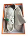 Hermes Shoe Size 36 White Calfskin Low Top lace up Xtra Laces Sneakers White / 36