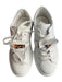 Hermes Shoe Size 36 White Calfskin Low Top lace up Xtra Laces Sneakers White / 36