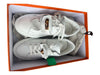 Hermes Shoe Size 36 White Calfskin Low Top lace up Xtra Laces Sneakers White / 36
