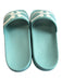 Salvatore Ferragamo Shoe Size 8 Aqua Rubber Wide Strap slides Logo Gancini Shoes Aqua / 8