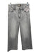 Kut From The Kloth Size 8 Light Gray Denim Washed Wide Leg High Waist Jeans Light Gray / 8
