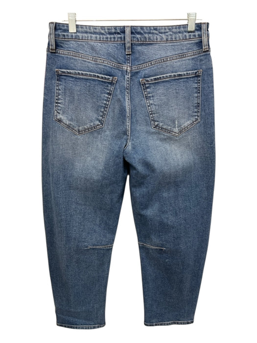 Kut From The Kloth Size 2 Medium Wash Denim Faded Barrell Leg High Waist Jeans Medium Wash / 2