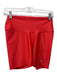 Alo Size M Bright Orange Athletic Bike High Waist Stretch Shorts Bright Orange / M